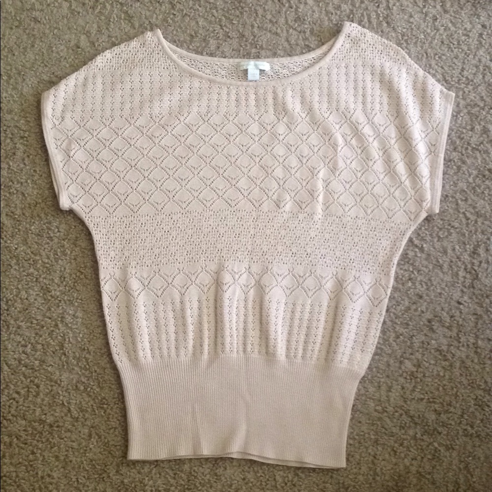 Tan Short Sleeve Top